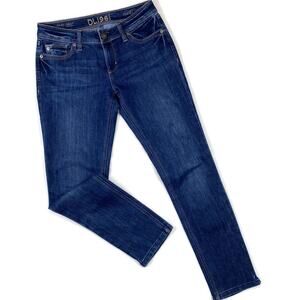 DL1961 Kate Slim Straight Denim Blue Jeans Switch Womens Sz 26 Stretch Zip Fly